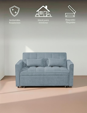 Sofá cama armable Nova Ilios Innova de tela