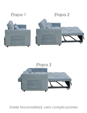 Sofá cama armable Nova Ilios Innova de tela