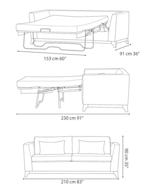 Sofá cama Koral Jöm