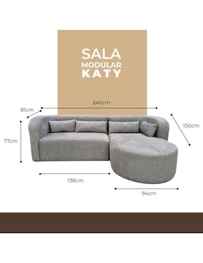Sala modular Katy Atlas del Descanso de Madera Pino