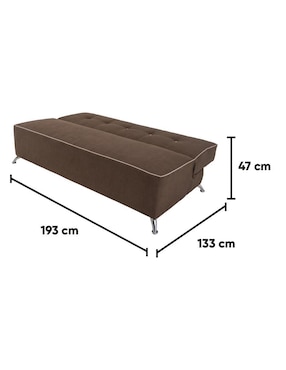 Sofá cama Mestre Kessa de lino