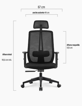 Silla de escritorio ergonómica Form Design