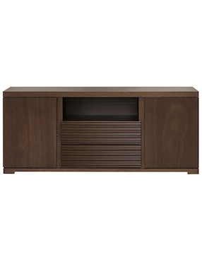 Mueble de TV Tremont Diper de chapa madera