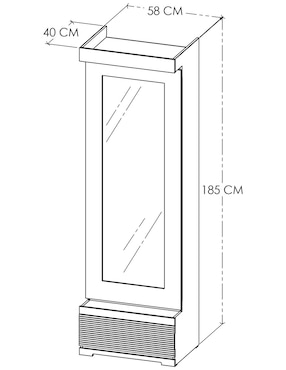 Espejo rectangular Diper Tremont