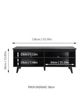 Mueble de tv armable Madesa de MDP