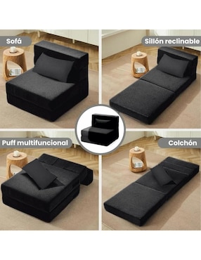 Sofá cama Fabato de tela