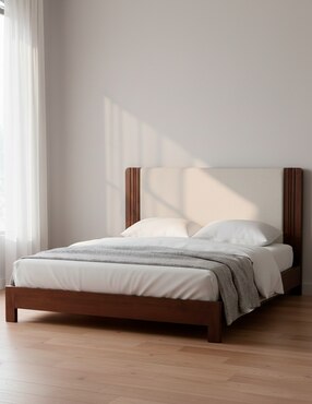 Cama Bex Madecor de madera king size