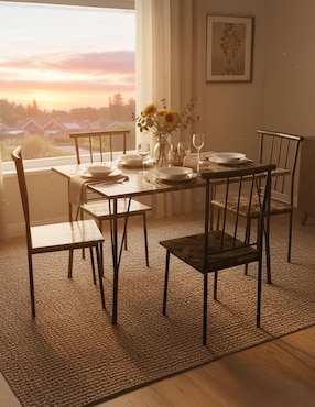 Comedor Agatha Bossa Muebles para 4 personas