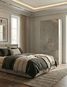 Ropero armable Bossa Muebles Hielo de MDF