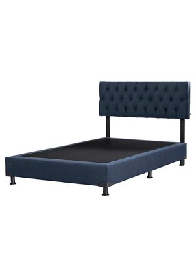 Cama Arlo Box Dicasa de madera y tela