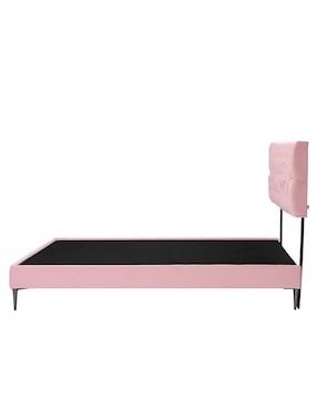 Cama Arlo Slim Dicasa de madera y tela