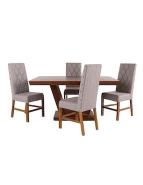 Comedor Manchester Kessa para 4 personas de Madera de pino