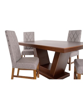 Comedor Manchester Kessa para 4 personas de Madera de pino