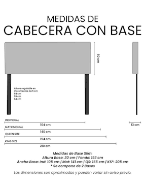 Cama Arlo Box Trinity de Madera y tela