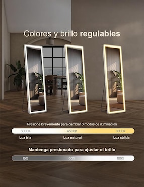 Espejo rectangular Bossa Lumini