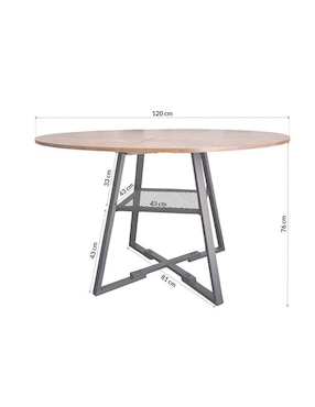 Mesa de comedor armable Maya Bossa Muebles