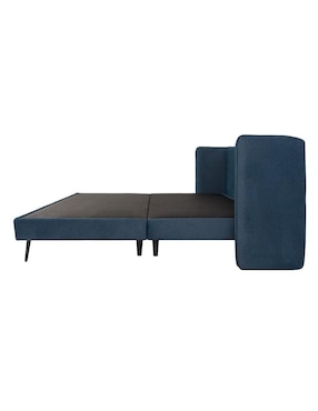 Cama Asana Sochic de madera pino queen size