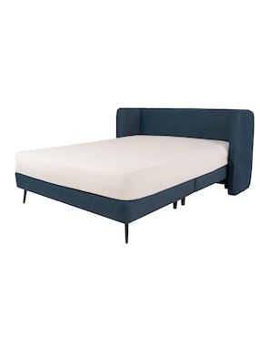 Cama Asana Sochic de madera pino queen size