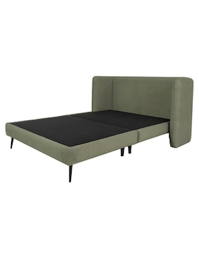 Cama Asana Sochic de madera pino matrimonial