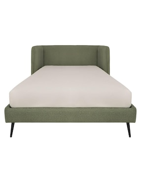 Cama Asana Sochic de madera pino matrimonial