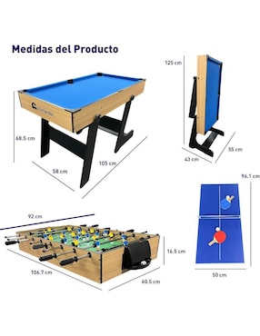 Mesa de juego Bluelander para multijuegos