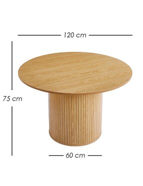 Mesa de comedor armable Rom Ilios Innova de MDF