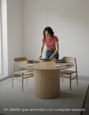 Mesa de comedor armable Rom Ilios Innova de MDF