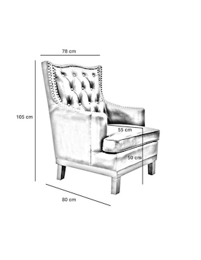 Sillón York Confortopiel de piel