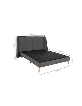 Cama Brent Sochic Queen size