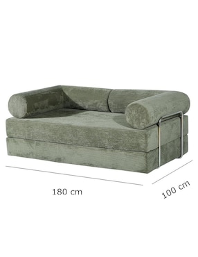 Sofá cama armable Lodz Mobica de tela