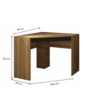 Escritorio armable Ceará Loomber de madera