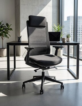 Silla de escritorio Ergoelite Mobica de tela