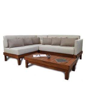 Sofá cama Rachel de madera pino