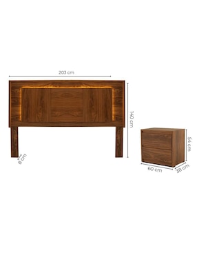 Set recámara Sochic Amida de MDF
