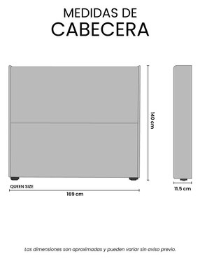 Cabecera Bruks Trinity de madera pino