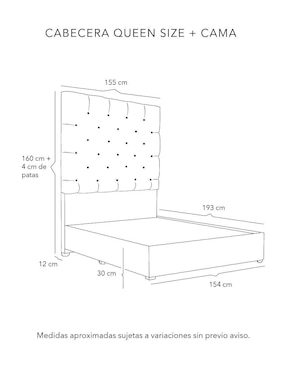 Cama Capri Base Dicasa de madera pino