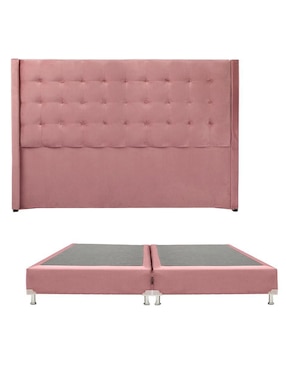 Cama Bruks Box Trinity de madera pino