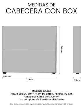 Cama Bruks Box Trinity de madera pino