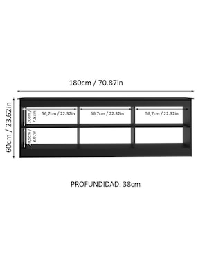 Mueble de tv armable Madesa de MDP