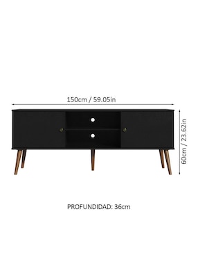 Mueble de tv armable Madesa
