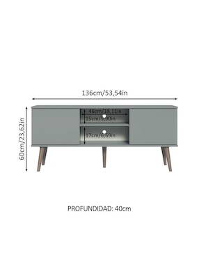 Mueble de tv armable Madesa de MDP