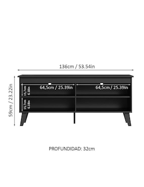 Mueble de tv armable Madesa de MDP