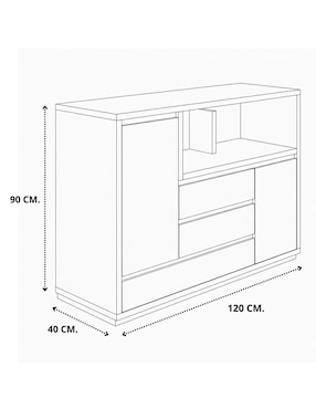 Credenza armable Muebles Hogare