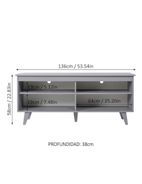 Mueble de tv armable Madesa de MDP