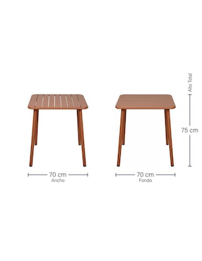 Mesa armable Ibiza Brum