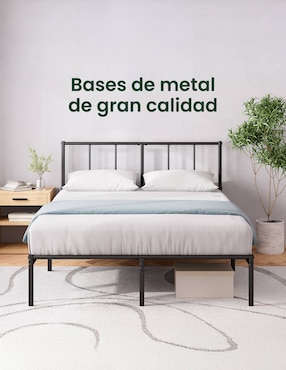 Base para cama armable Florence Zinus de acero inoxidable