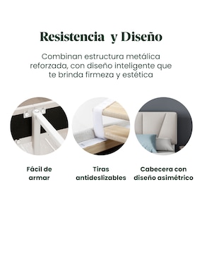 Base para cama armable Maya Zinus