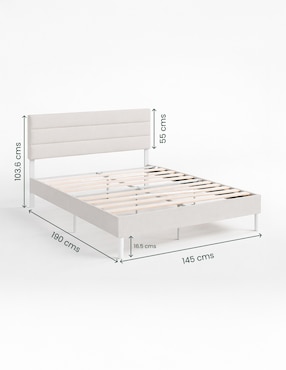 Base para cama armable Piper Zinus