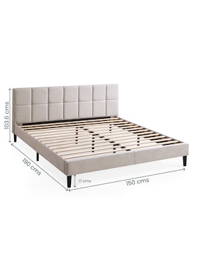 Base para cama armable Leo Zinus