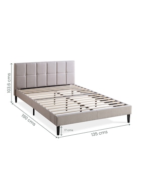 Base para cama armable Leo Zinus